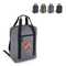 PU-beschichteter R-PET 600D Rucksack 27,5 x 12 x 37,5 cm 12 l