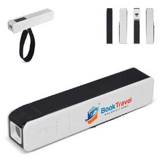 5-in-1 Travel Powerbank 2600 mAh - Kofferwaage - Taschenlampe - Lineal - Temperaturmesser