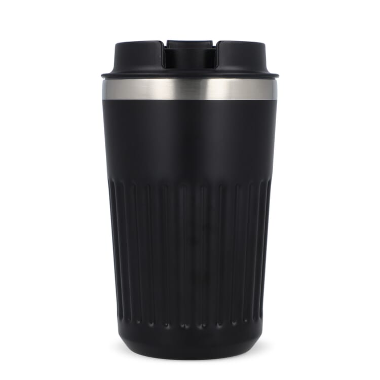 Recycelter Edelstahl-Thermobecher für Kaffee zum Mitnehmen, 400 ml