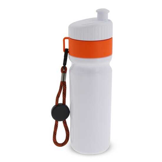 Sportflasche mit Rand und Kordel 750ml
