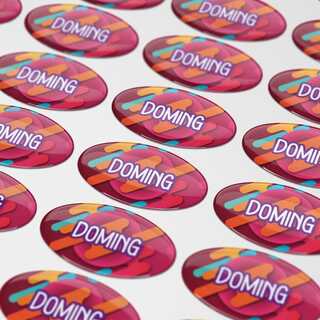 Doming Oval 40x20 mm