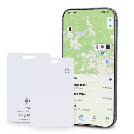 Xoopar ICE-Card Ultradünne Tracker-Karte wiederaufladbar