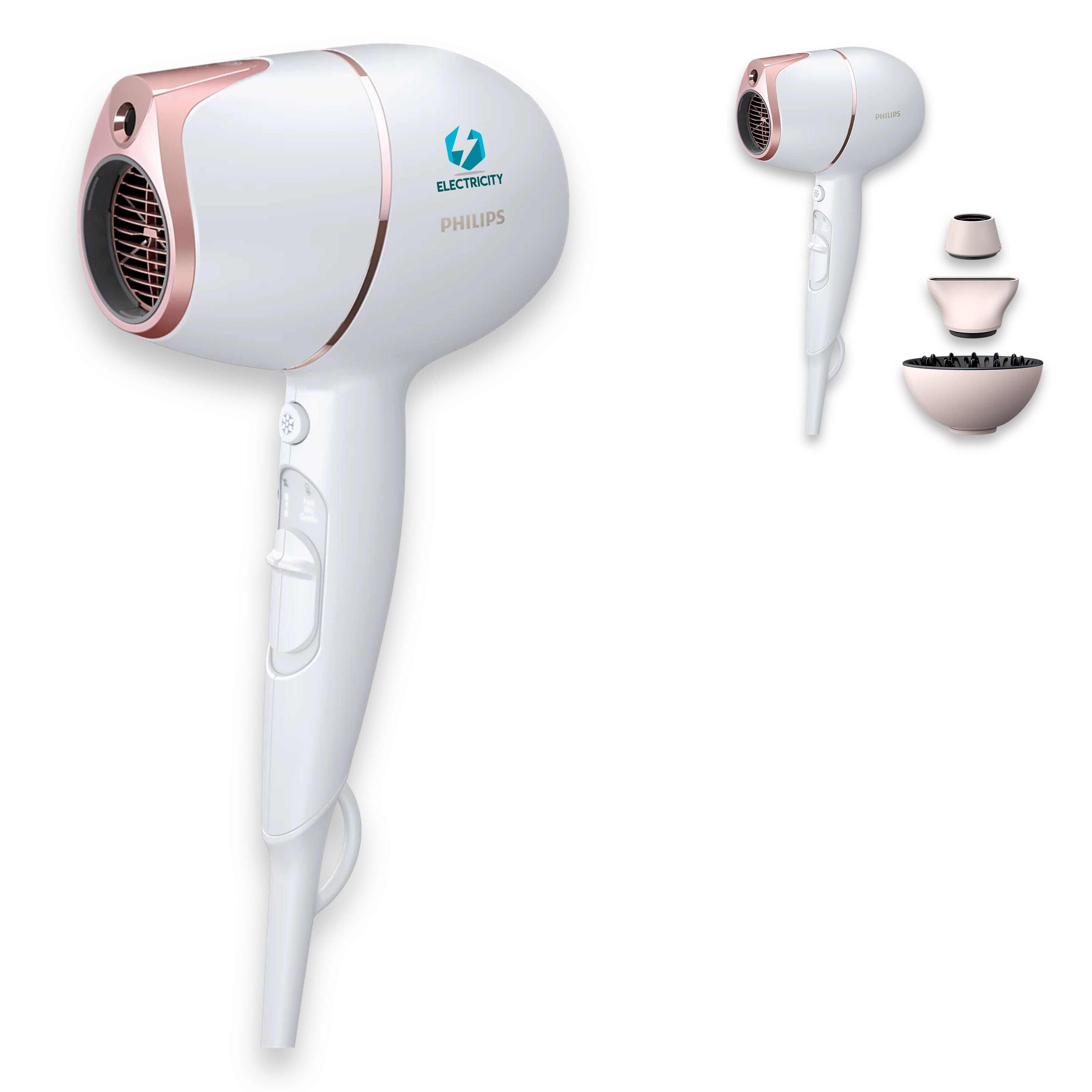BHD628|Philips SenseIQ Haartrockner mit Diffusor