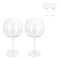 Byon Opacity 2er-Set Weingläser mit stilvollem Glasmuster 470ml