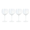 Byon Opacity 4er-Set Weingläser mit stilvollem Glasmuster 470ml