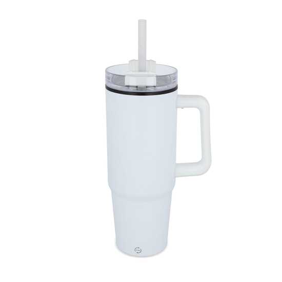 Miami Becher mit Henkel und Strohhalm 800ml