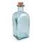InSideOut Square Recycelte Glaswasserflasche ReuuZ mit Korkverschluss 1 l
