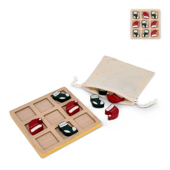 InSideOut Weihnachts-Tic-Tac-Toe aus Holz