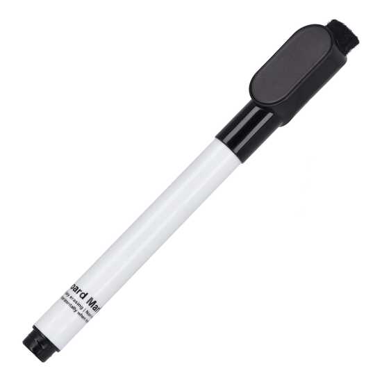 Whiteboard-Marker mit Magnet und Wischer