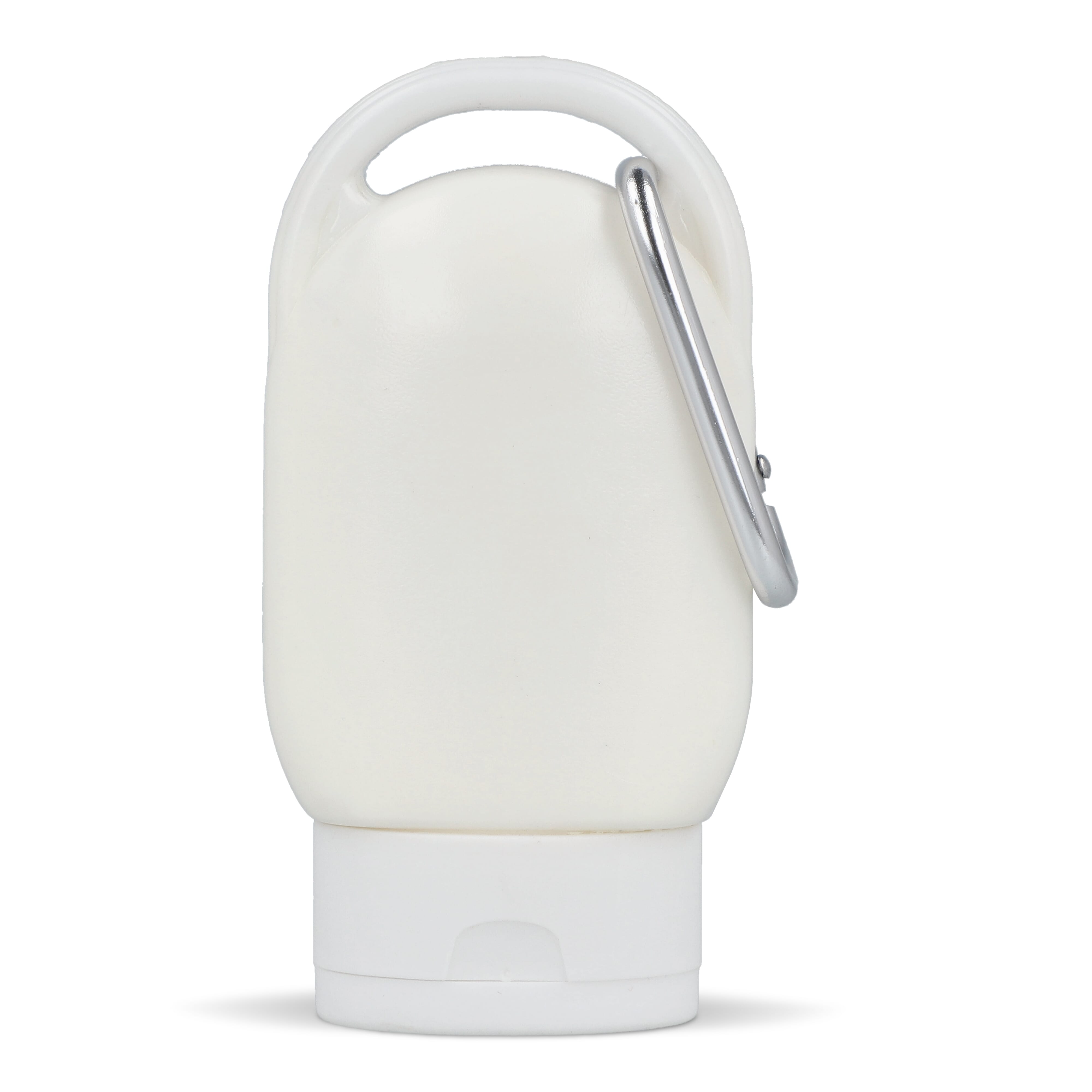 Sonnenschutzlotion mit Karabiner SPF30 aus recyceltem Material