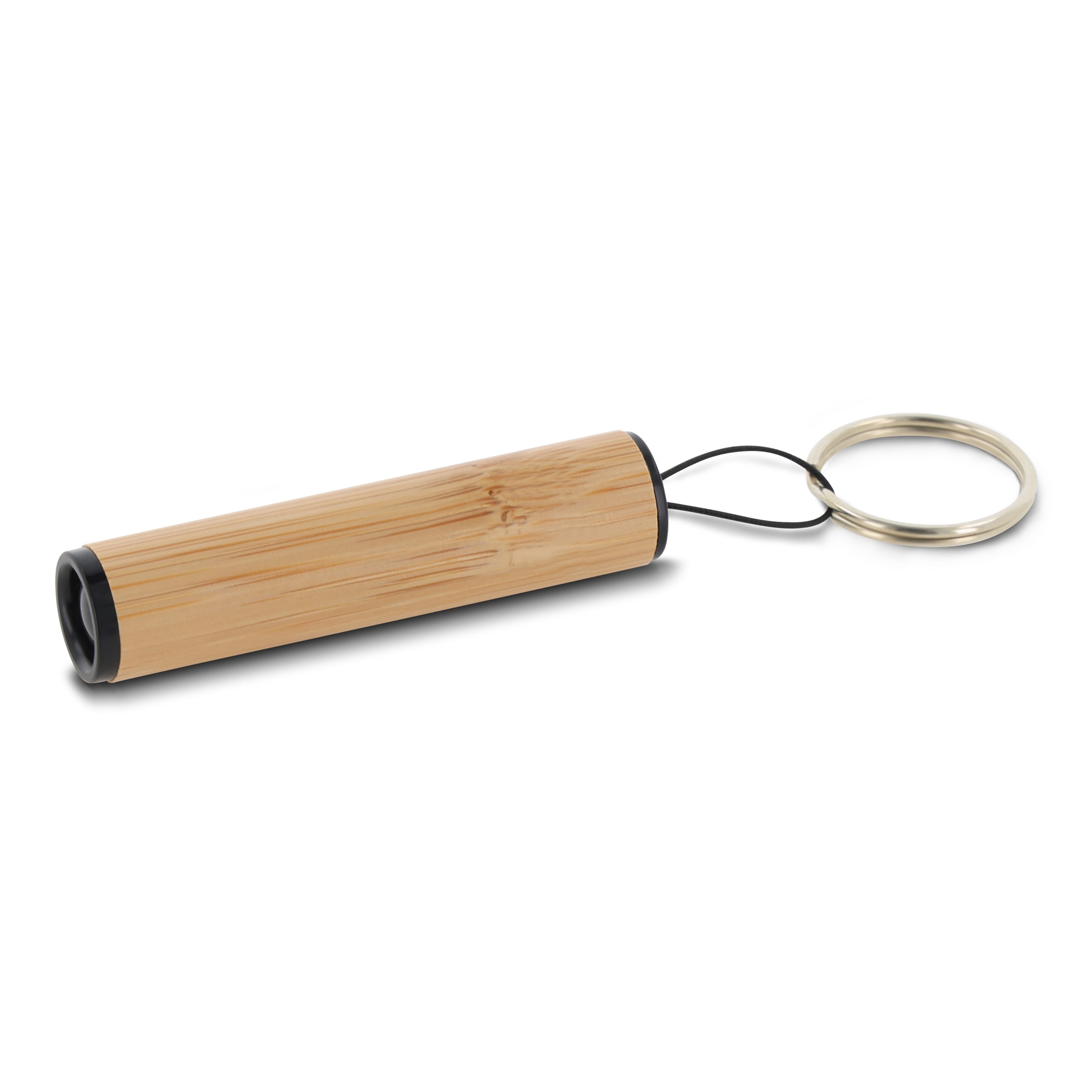 Mini Taschenleuchte Bambus