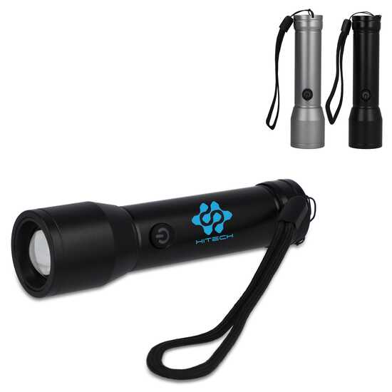 Wiederaufladbare Taschenlampe aus recyceltem Aluminium IPX4