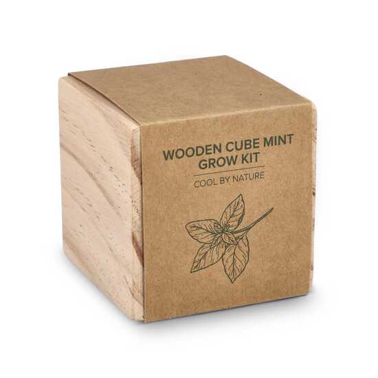 FSC-Holzpflanzgefäß-Set – Mint