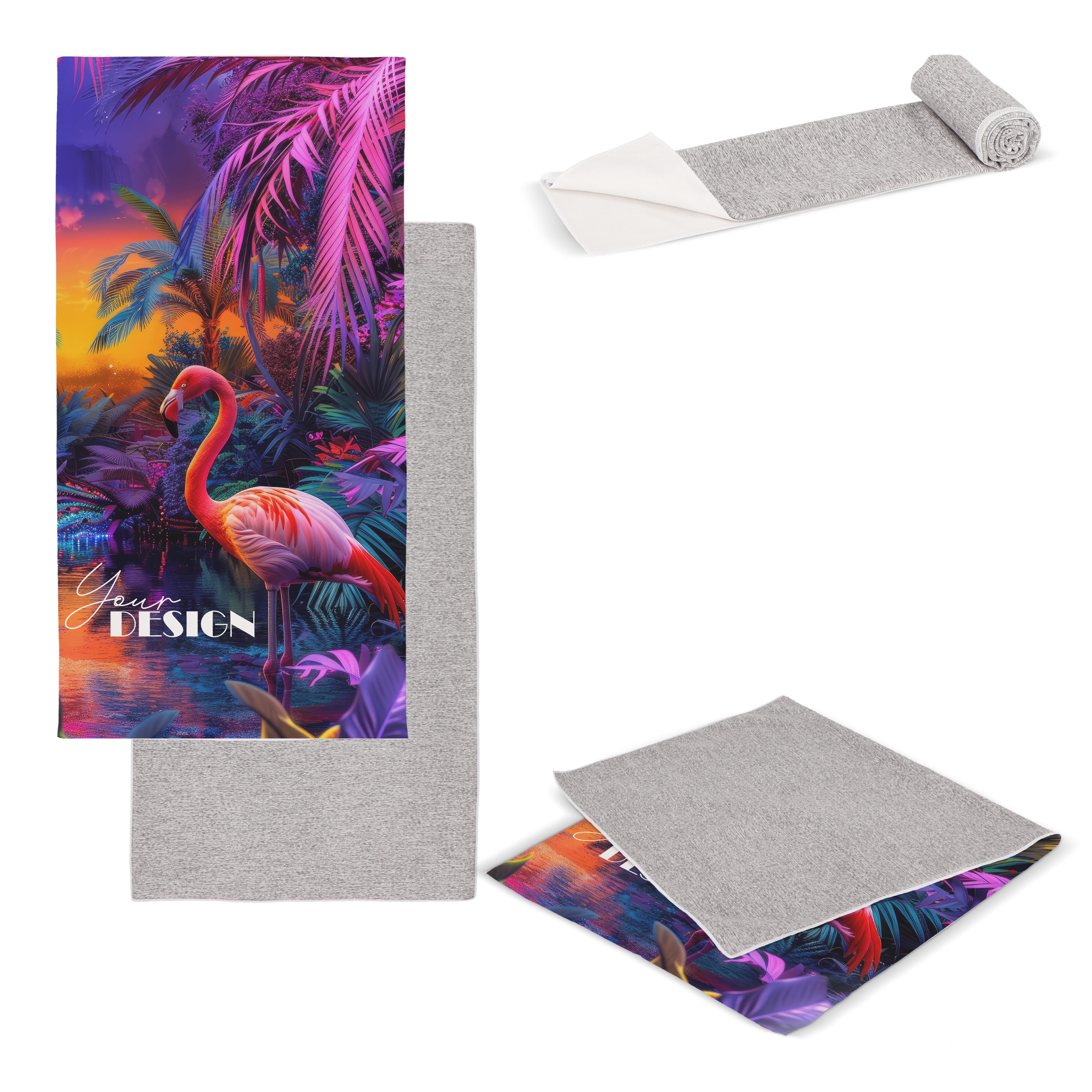 Schnelltrocknendes Handtuch R-PET 50 x 100 cm Sublimation