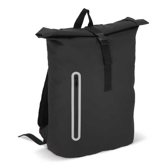 PU-beschichteter R-PET 600D Rolltop-Rucksack 20L