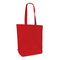 Einkaufstasche Bio-Baumwolle farbig lang 270g/m² 42x12x43 cm