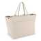 Baumwoll-Tragetasche mit Reißverschluss OEKO-TEX® 39 x 24 x 34cm 320g/m²