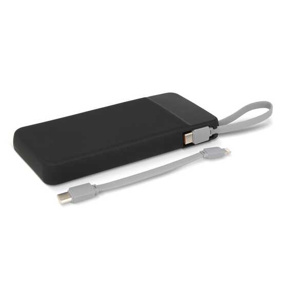 Ziara Powerbank with USB-C &amp; Lightning Cable 10000mAh