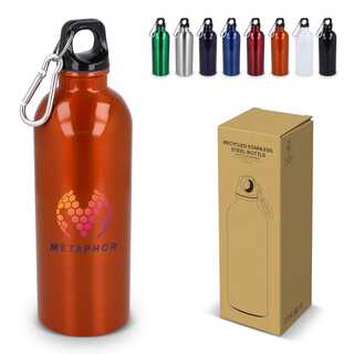 R-Edelstahl einwandige Flasche mit Karabiner 500 ml
