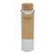 Gefrostete flasche aus recyceltem Glas mit Korkdeckel 500ml
