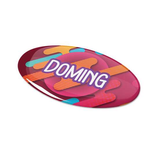 Doming Oval 40x20 mm