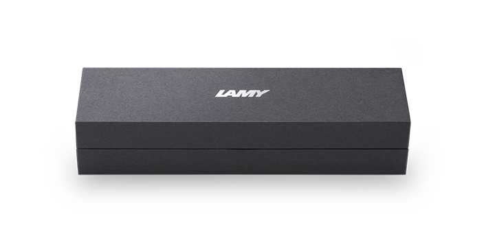 Tintenroller LAMY accent silver-wood M-schwarz