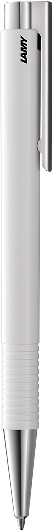 Kugelschreiber LAMY logo M+ white B-blau