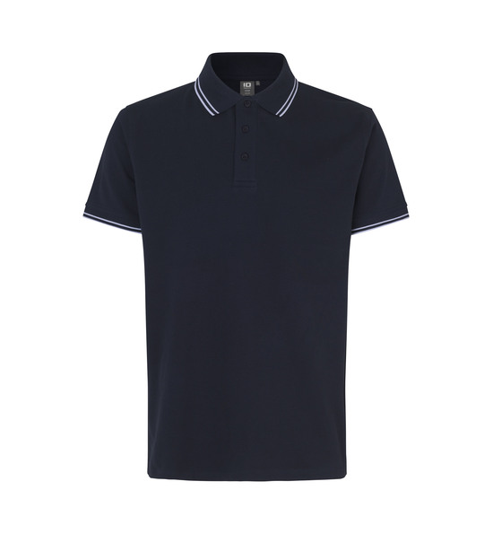 Kontrast Poloshirt | Stretch