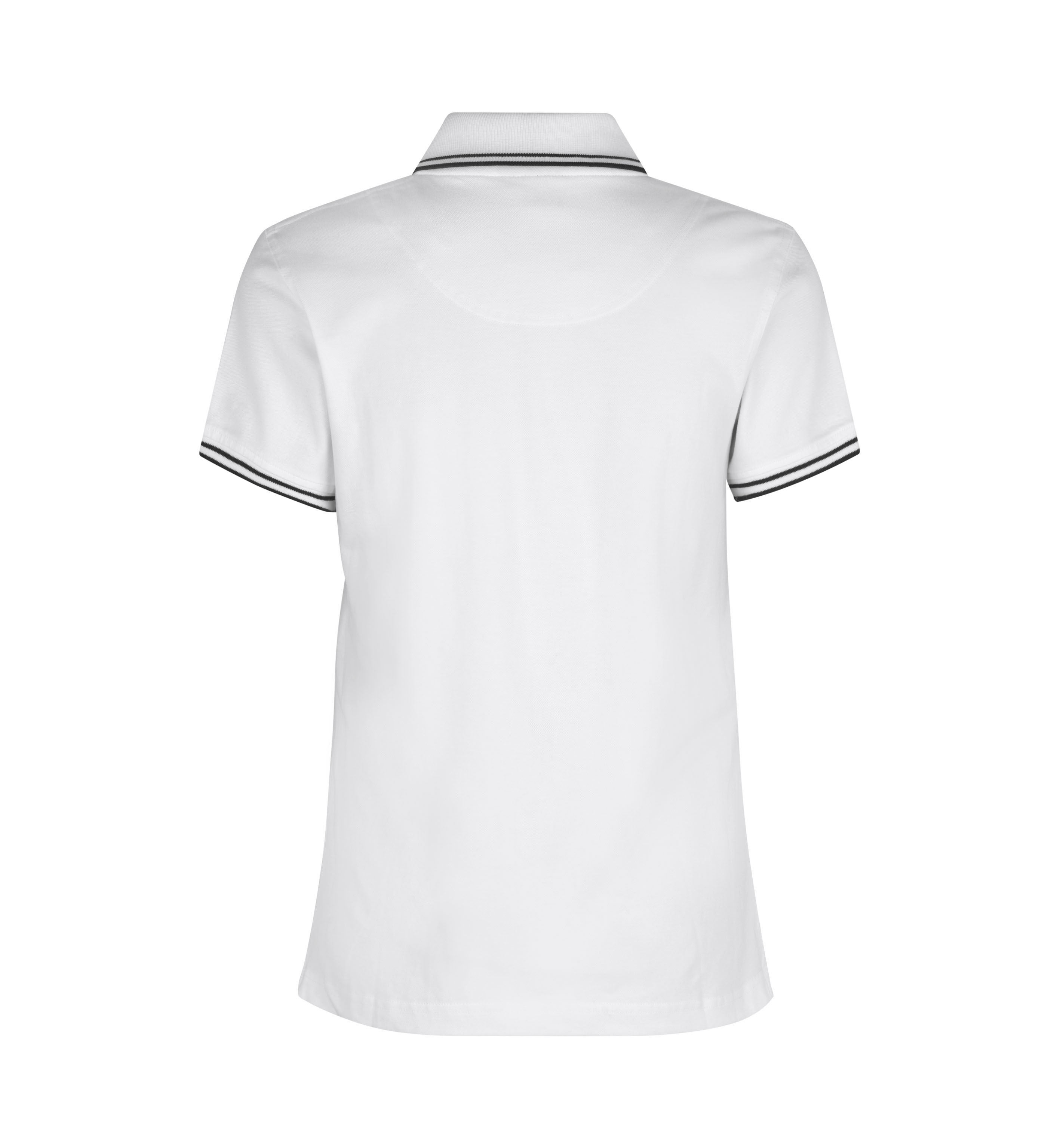 Kontrast Poloshirt | Stretch | Damen