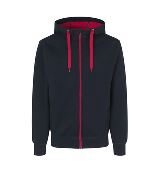 Sweat-Cardigan | eingefasst