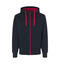 Sweat-Cardigan | eingefasst