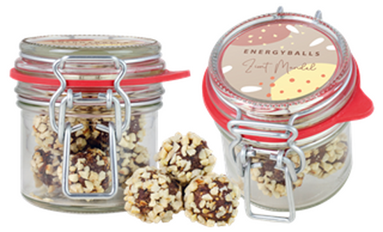 Bügelglas XS Energyballs Zimt Mandel