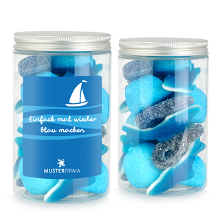 Naschdose M blau