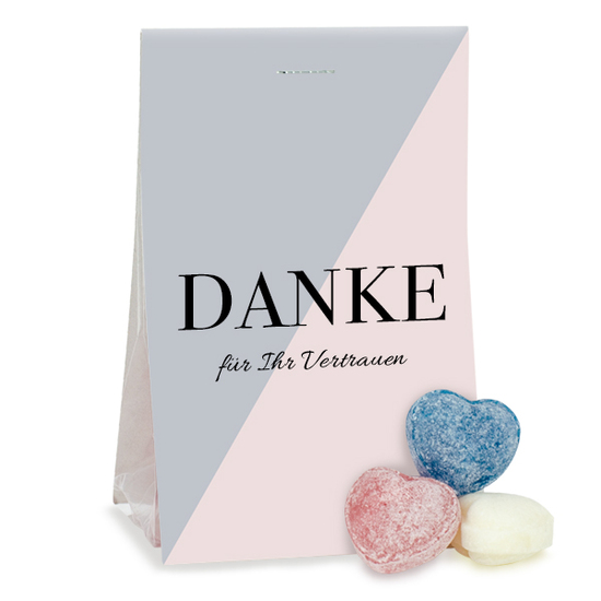 Naschtasche Bonbon Herzen