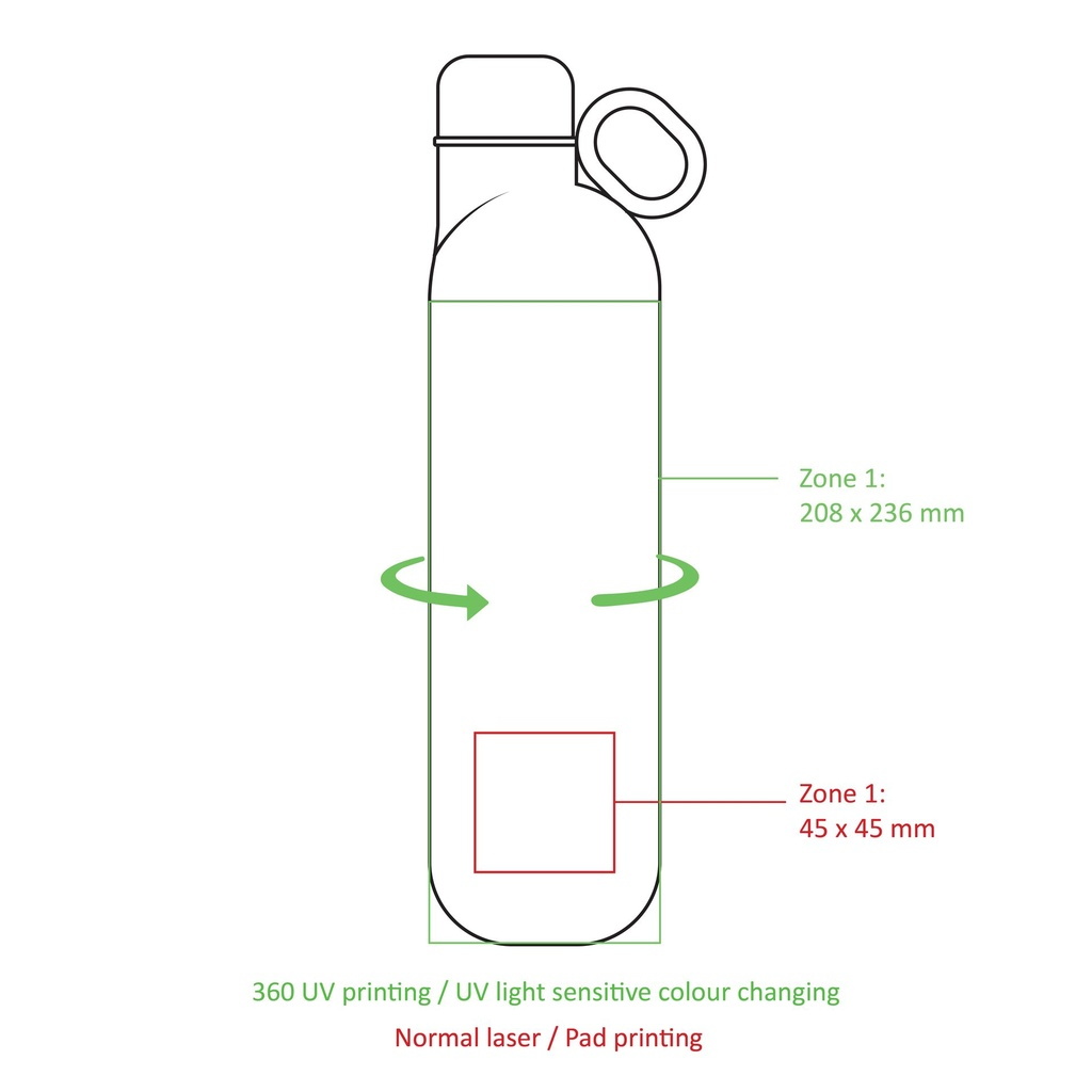 2-in-1 Flasche L customized