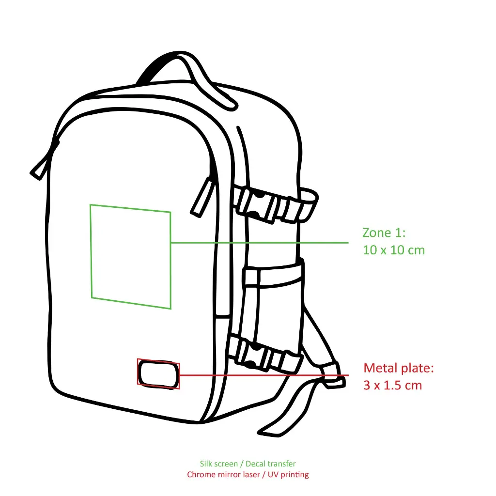 Handgepäckrucksack customized