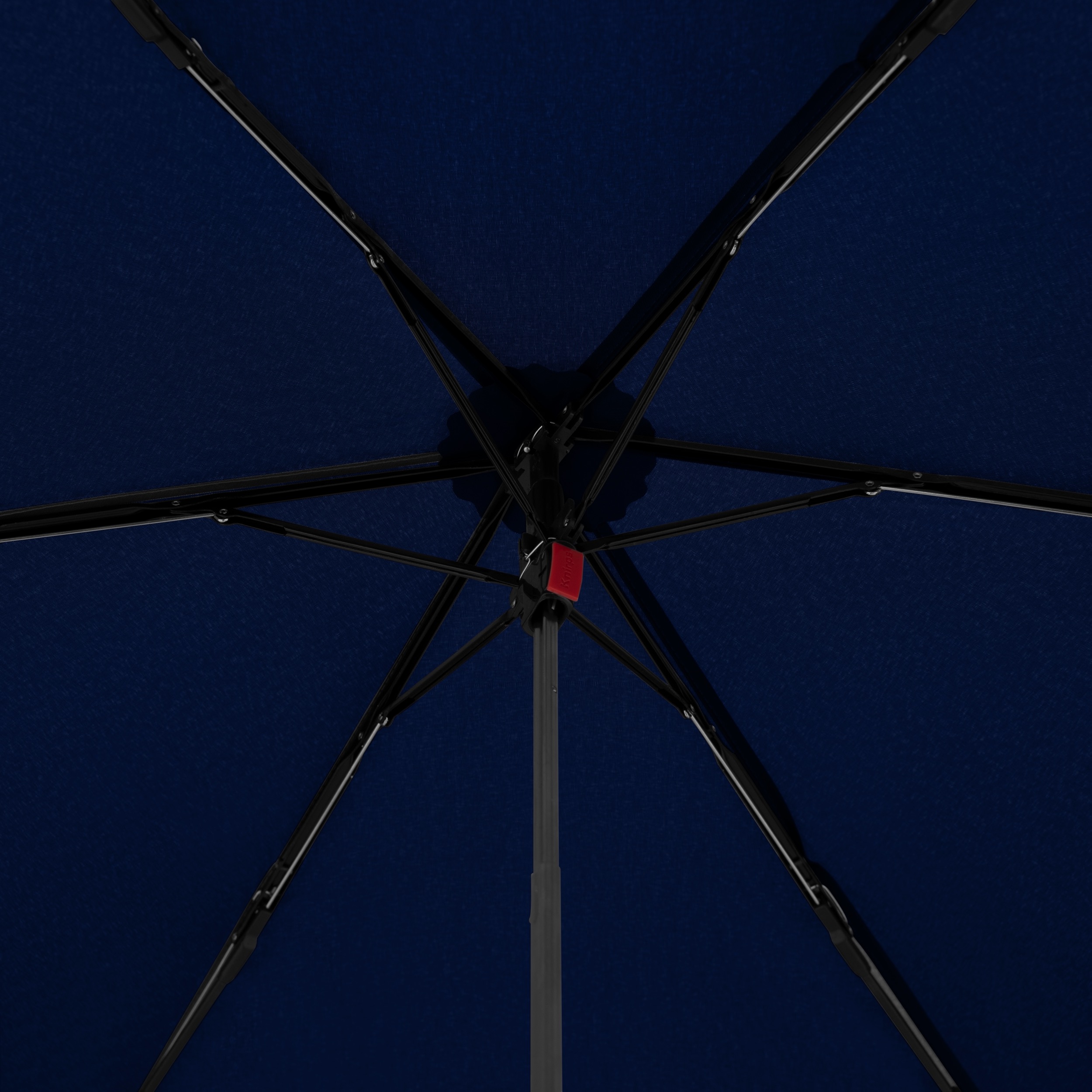 Knirps AS.050 slim small manual silver handle - navy