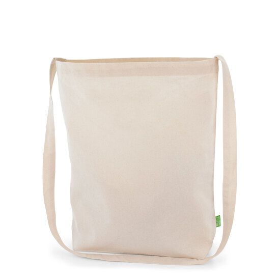 KOBLENZ – BIO-Baumwolltasche mit einem langen Umhängegurt