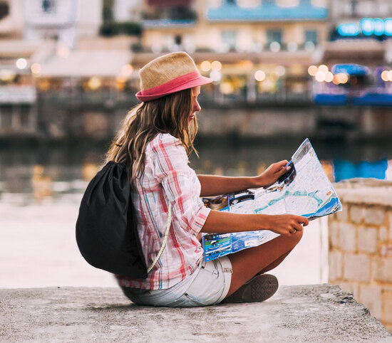 BOLOGNA – Rucksack aus Polyester mit Zuziehkordel
