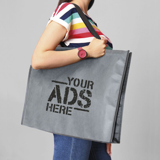 DAVOS – Tragetasche mit Boden- Seitenfalte