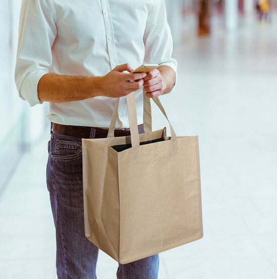 HELSINKI – Tragetasche aus reißfestem Papier/NW