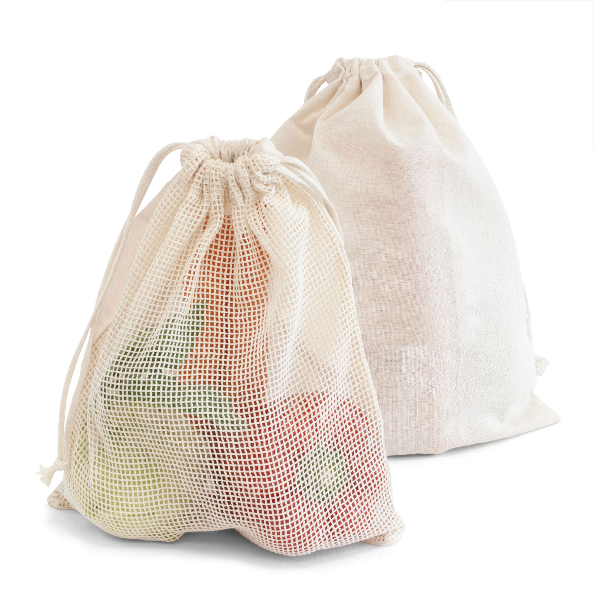 CALVI – Obst- und Gemüsebeutel aus Baumwolle