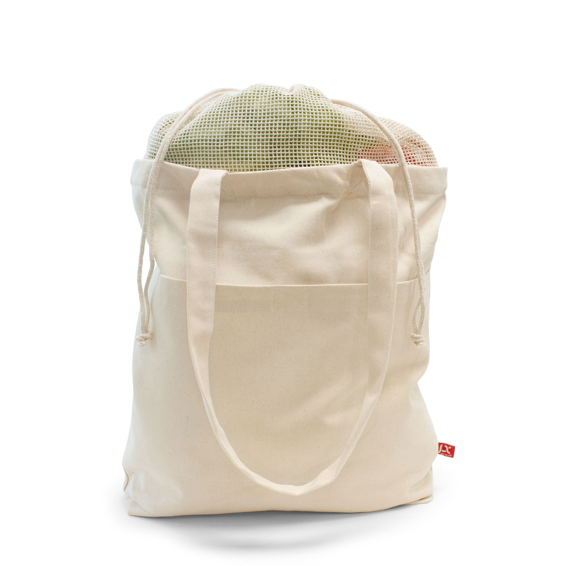 BRISBANE – Schwere Baumwolltasche mit Netz