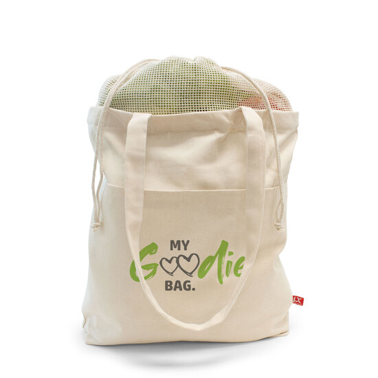 BRISBANE – Schwere Baumwolltasche mit Netz