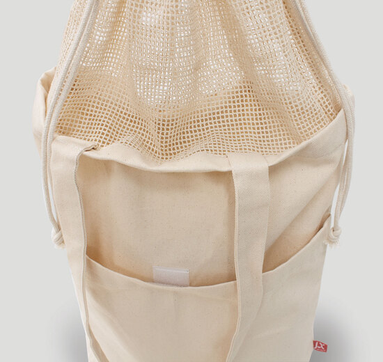 BRISBANE – Schwere Baumwolltasche mit Netz