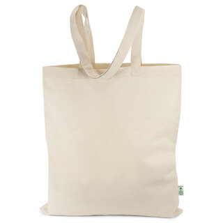 PASSAU – Klassische Tasche aus recycelter Baumwolle mit langen Henkeln