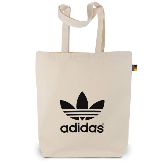 LEIPZIG – Baumwolltasche mit langen Henkeln und Bodenfalte (Made in Germany)