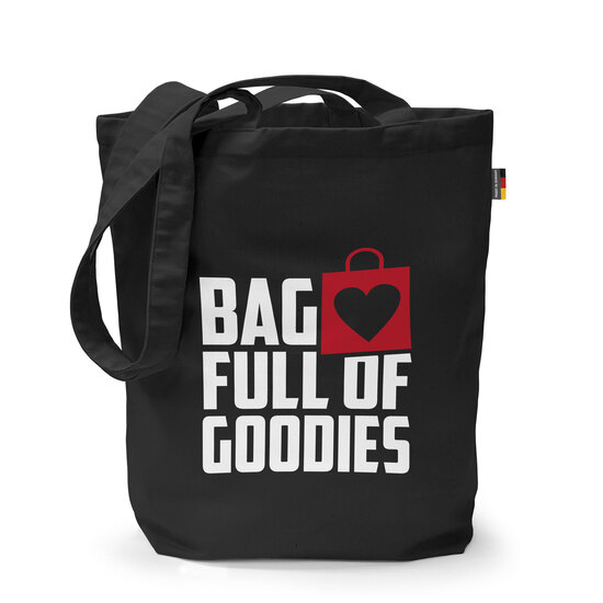 LEIPZIG – Baumwolltasche mit langen Henkeln und Bodenfalte (Made in Germany)