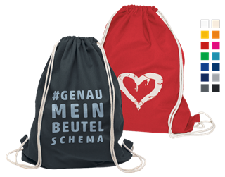 Baumwollrucksack / Turnbeutel »Boston«