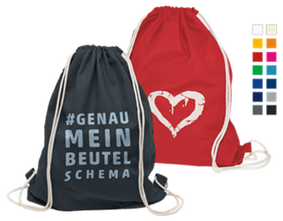 Baumwollrucksack / Turnbeutel »Boston«